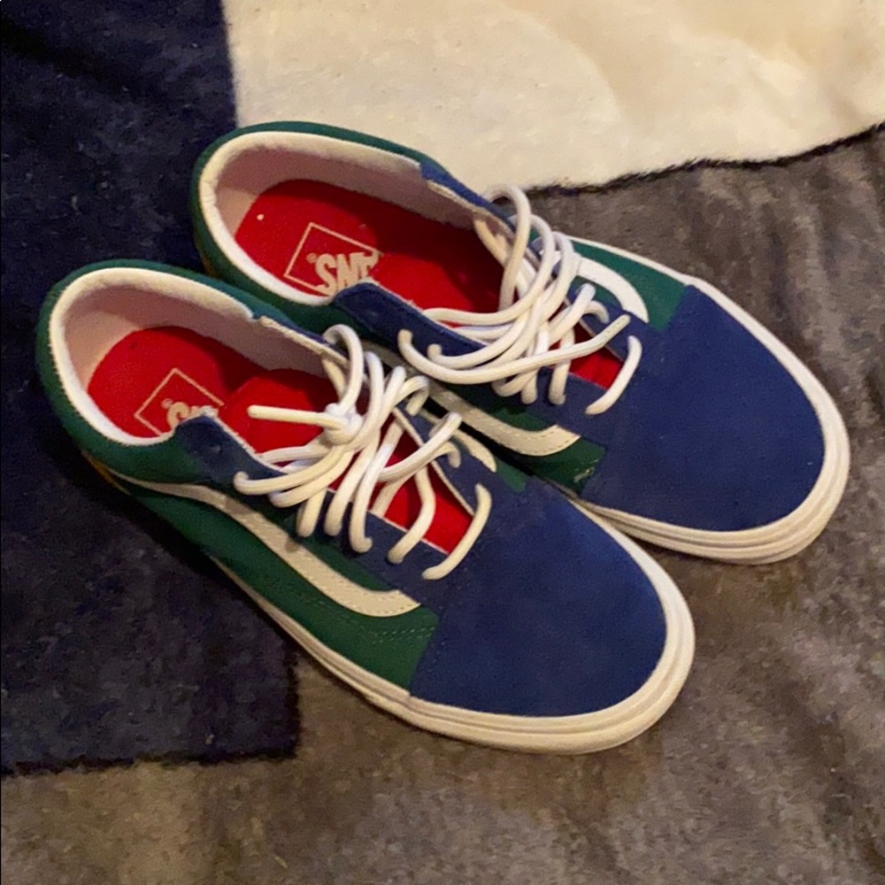 Multi colored vans